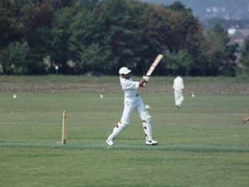 Michi Nedoma connects vs Malta