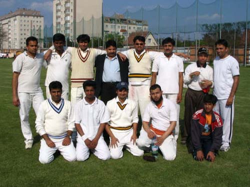 The Pakistan Falken CC team that beat Sri Lankan CC by 22 runs in the opening Open league game of the season